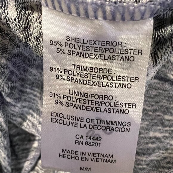 MPG Mondetta Performance Gear Travel Athletic Dress Racerback Blue Size Medium - Picture 12 of 12